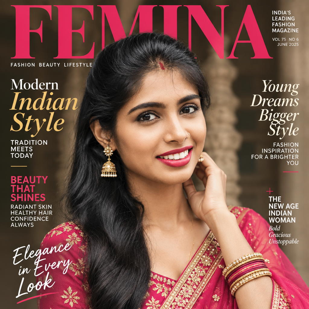 Indian Womans Fashion Magazine