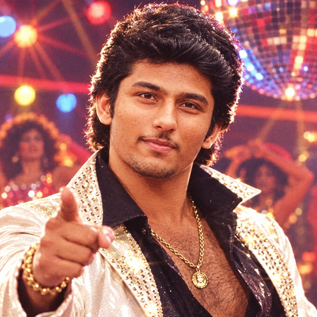 80s Bollywood Disco Star