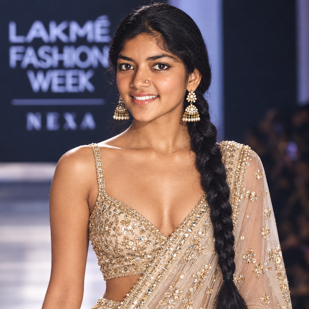 Indian Woman Model Lakme Fashion