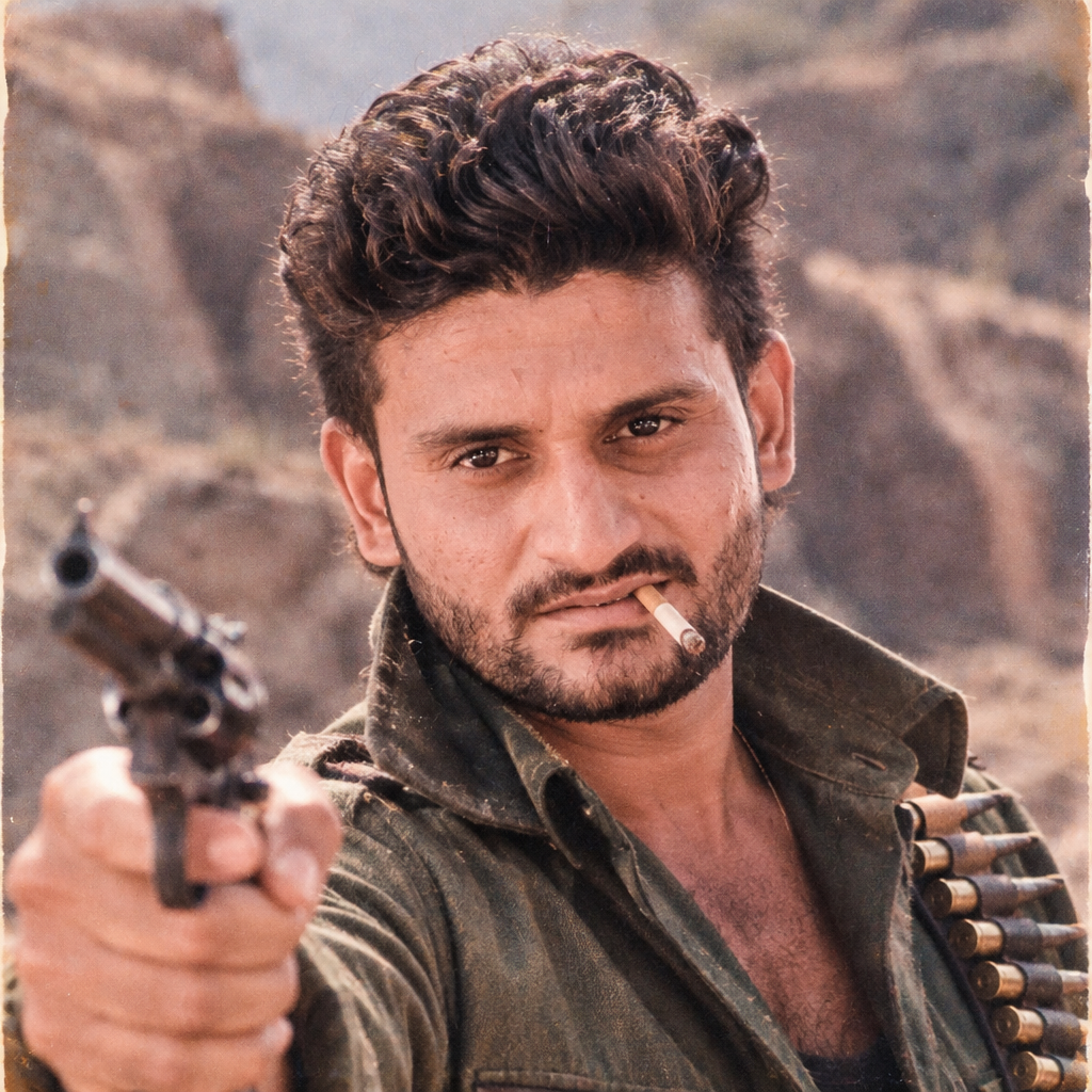 80s Bollywood Villain