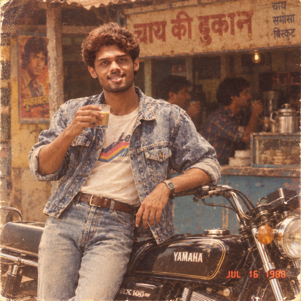 80s Drinking Tea
