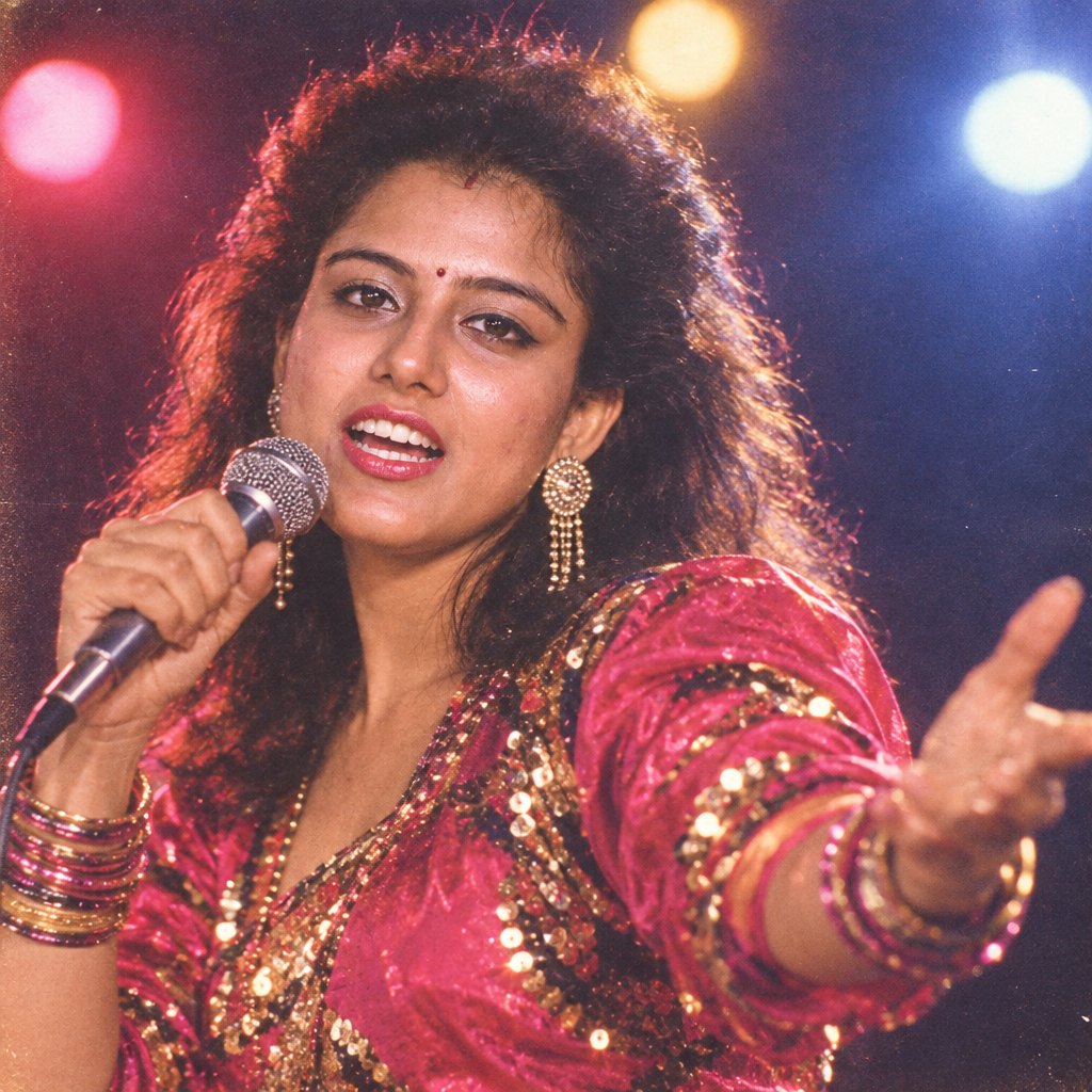 80s Indian Pop Singer.