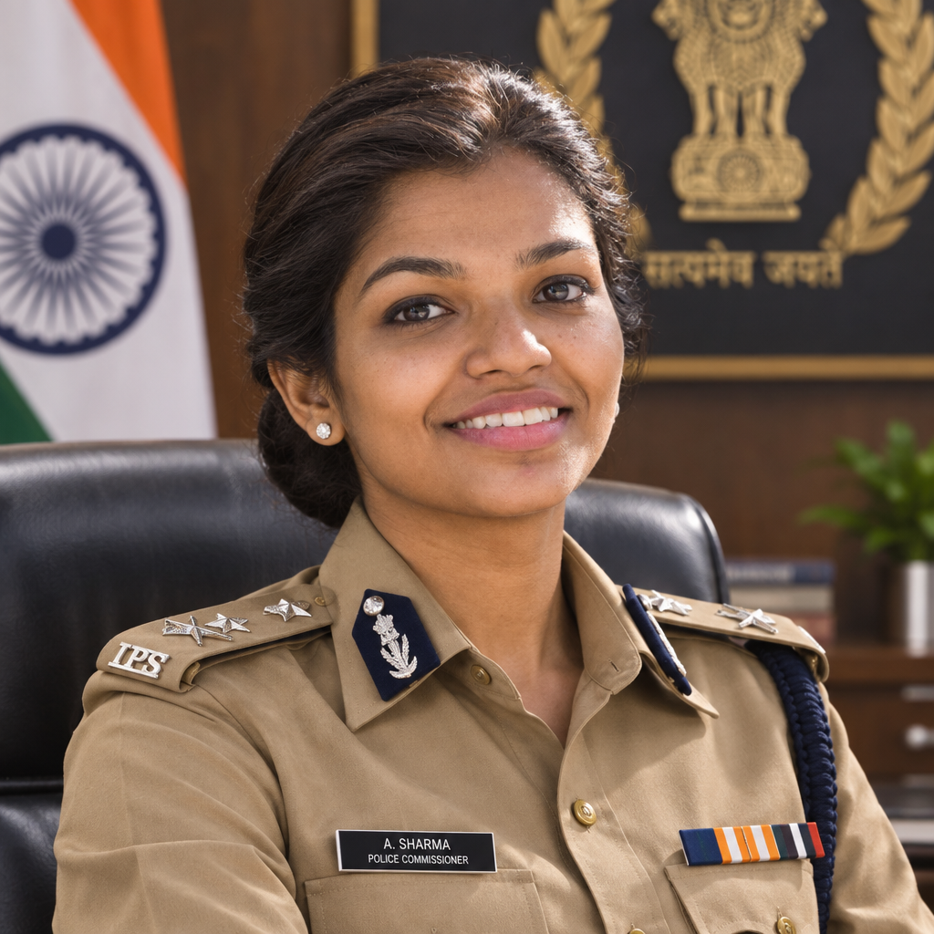 Indian Woman Police Commissioner