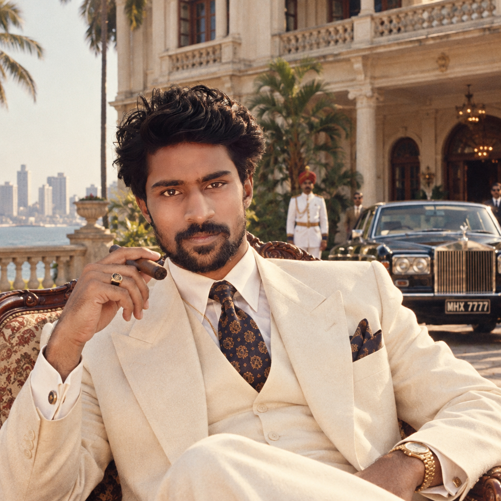 80s Indian Male Billionaire