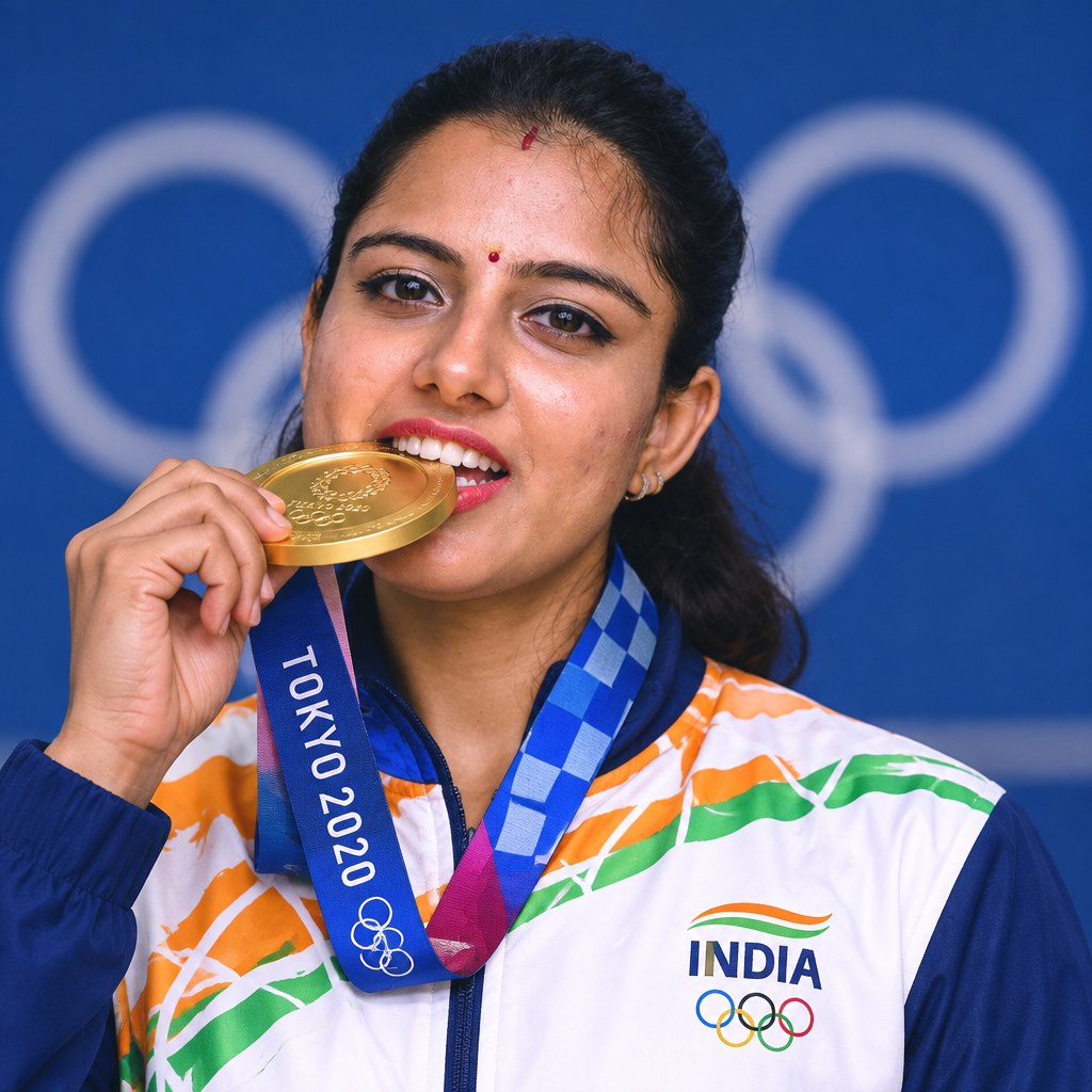 Winning Gold Medal