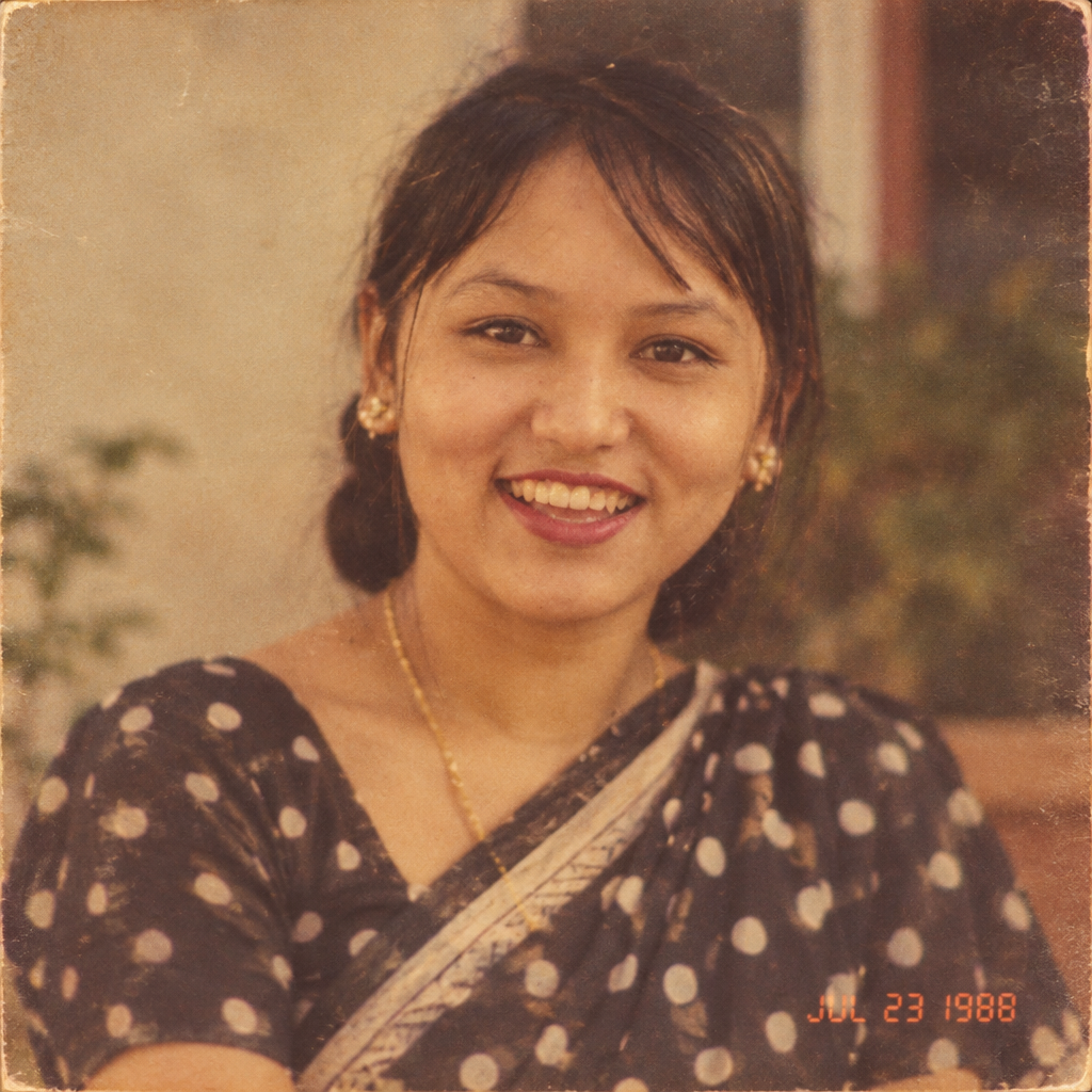 80s Polka Dot Saree